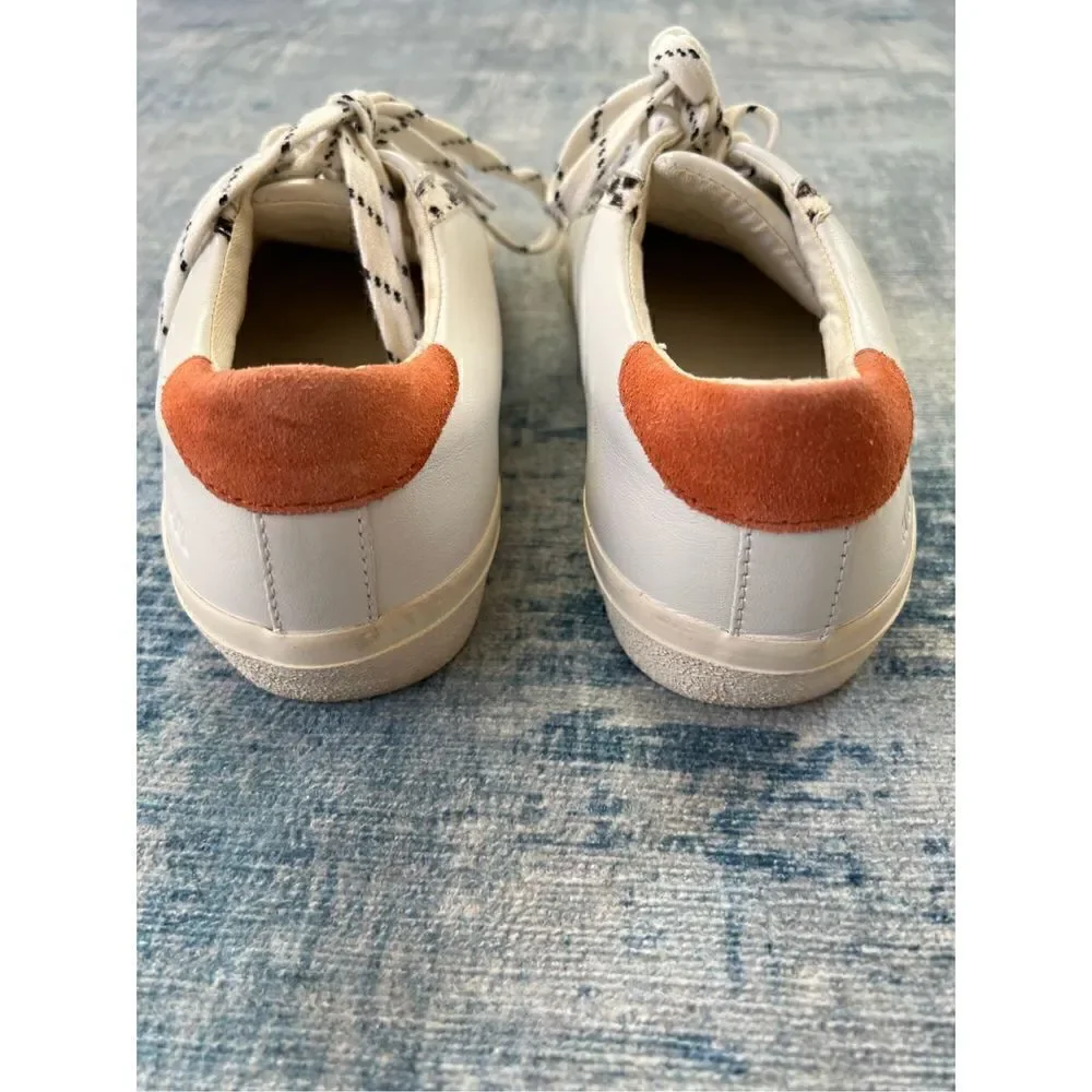 Madewell White Leather Sidewalk Low Top Crowdsourced Edition Womens 7